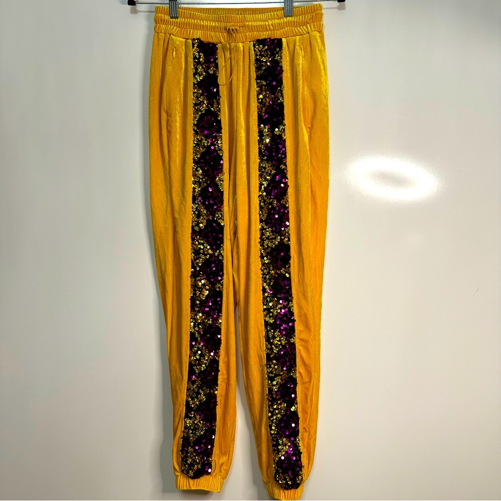 Velvet Sequin Joggers